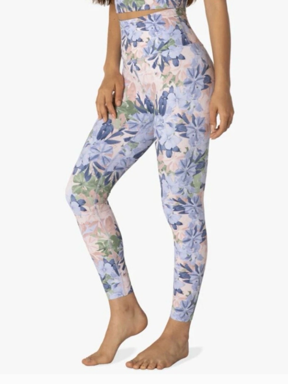 Beyond Yoga Olympus High Waisted 7/8 Leggings in the Botanical Bouquet print XS